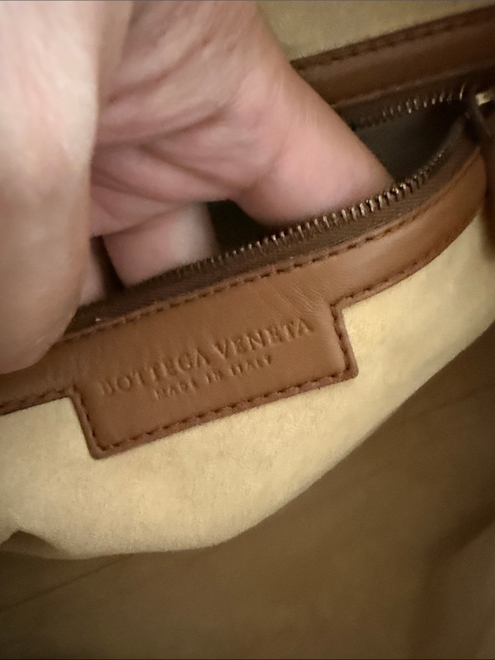 Bottega Veneta Intrecciato Leather Satchel - Cognac Brown - Picture 6 of 15